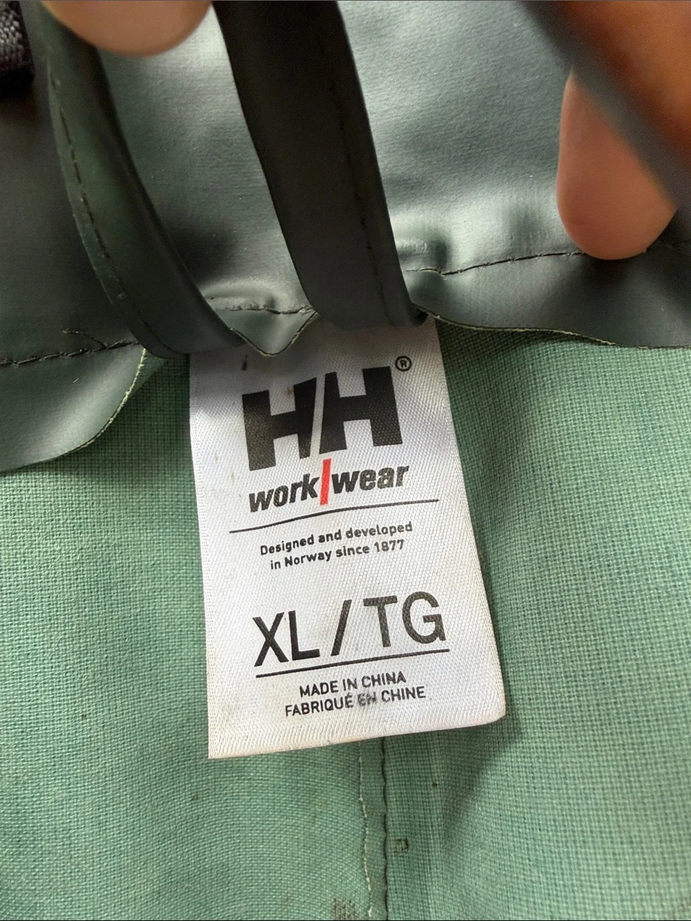 Helly Hansen HH Workwear PVC Waterproof Fishing Bib Overalls XL Green